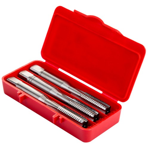 Jogo de macho manual a�o r�pido M8 x 1,25 mm com 3 pe�as - E559M8NO8