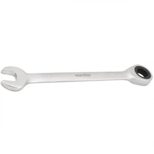 Chave combinada com catraca 8 mm a�o cromo van�dio