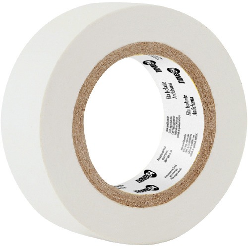 Fita isolante antichama branca 19 mm x 10 m