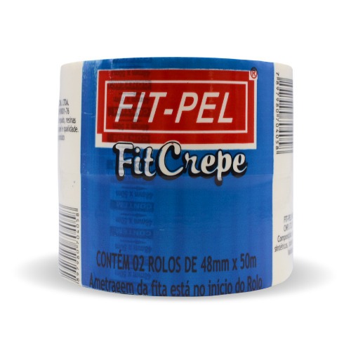 Fita crepe adesiva 48 mm x 50 metros com 2 pe�as  - 10402104