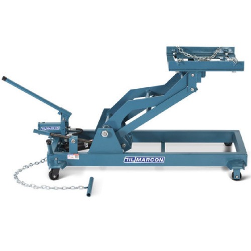Macaco hidr�ulico para caixa c�mbio de 750 kg com rodas de ferro - 4104