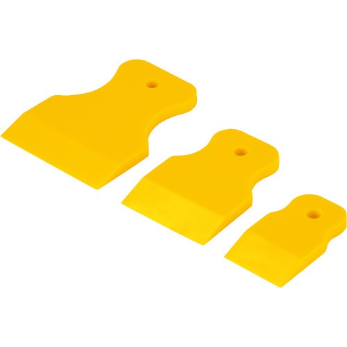Jogo de esp�tulas em PVC 3 pe�as