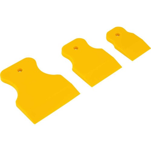 Jogo de esp�tulas em PVC 3 pe�as