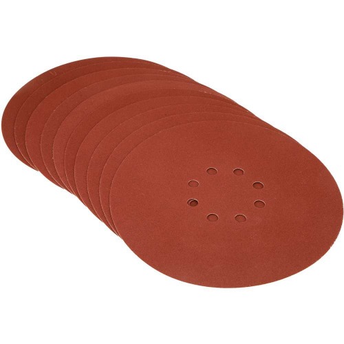 Disco de lixa com costado em pluma 225 mm gr�o 220 com 10 pe�as