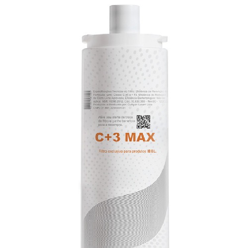Refil Filtro para purificador de água Natural Max C+3 Refil Filtro para purificador de água Natural Max C+3