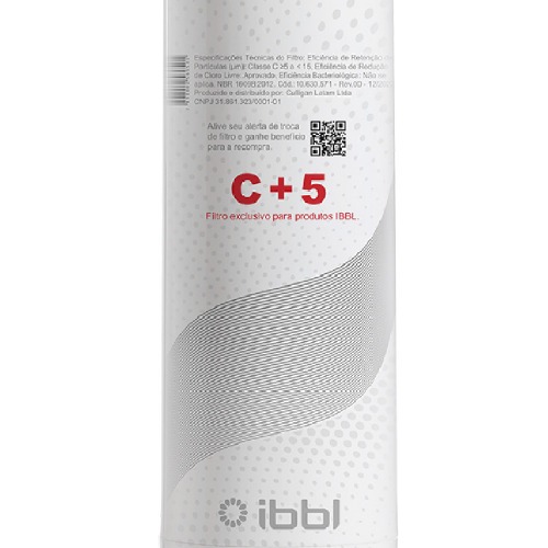 Refil Filtro para purificador de �gua - Natural Plus C+5