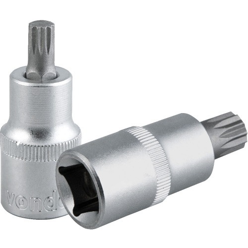 Soquete multidentado curto encaixe 1/2