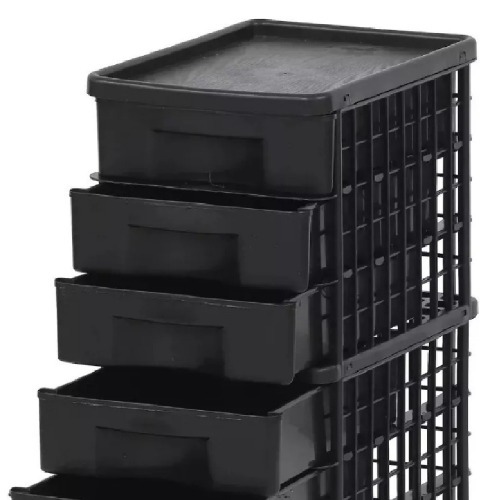 Organizador plástico com 6 gavetas - GV39 Organizador plástico com 6 gavetas - GV39