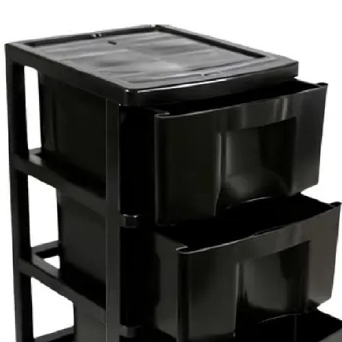 Organizador plástico com 3 gavetas - GV14P Organizador plástico com 3 gavetas - GV14P