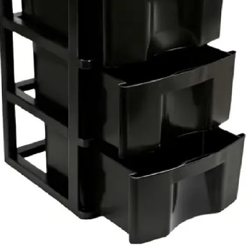Organizador plástico com 3 gavetas - GV14P Organizador plástico com 3 gavetas - GV14P