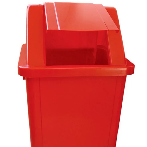 Cesto coletor de lixo 60L tampa basculante Sem adesivo - CV61VM