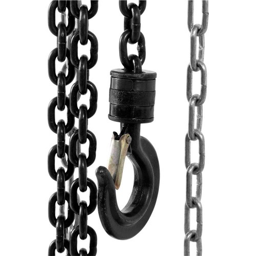 Talha manual capacidade de 1 tonelada com corrente de 3 metros