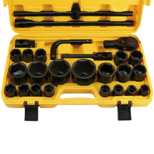 Jogo de soquete sextavado 21 a 55 mm encaixe 3/4