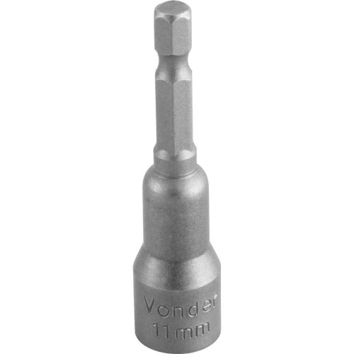 Soquete magnético sextavado 65 x 11 mm encaixe 1/4 Soquete magnético sextavado 65 x 11 mm encaixe 1/4