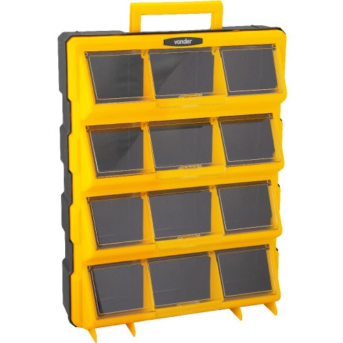 Organizador pl�stico com 12 compartimentos - OPV 120