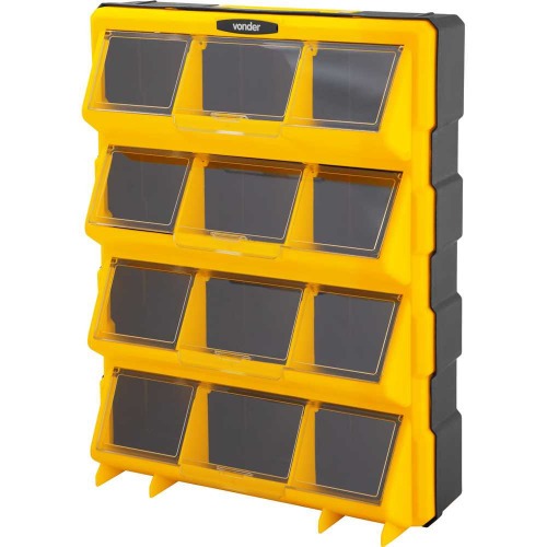 Organizador pl�stico com 12 compartimentos - OPV 120