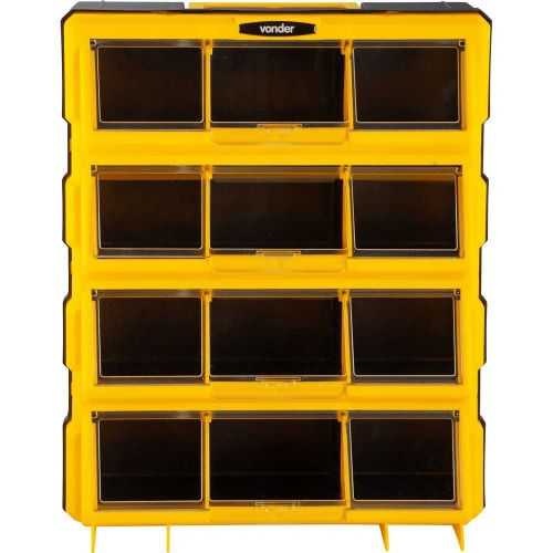 Organizador pl�stico com 12 compartimentos - OPV 120
