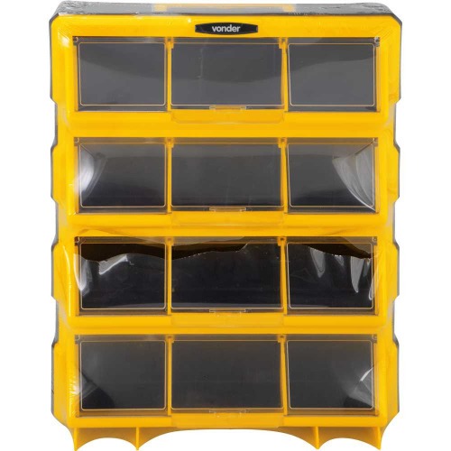 Organizador pl�stico com 12 compartimentos - OPV 120