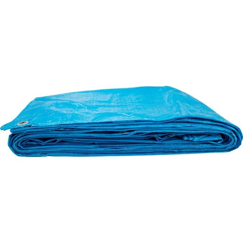 Lona de polietileno 3 x 3 m 100 micra azul Lona de polietileno 3 x 3 m 100 micra azul