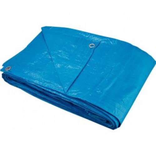 Lona de polietileno 3 x 3 m 100 micra azul Lona de polietileno 3 x 3 m 100 micra azul