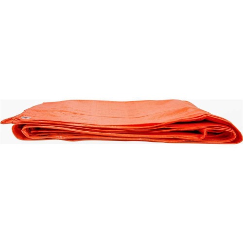 Lona de polietileno 7 x 6 m 100 micra laranja Lona de polietileno 7 x 6 m 100 micra laranja