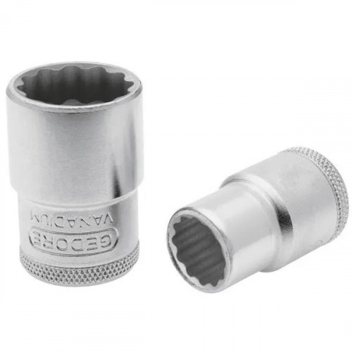 Soquete estriado 18 mm encaixe 1/2