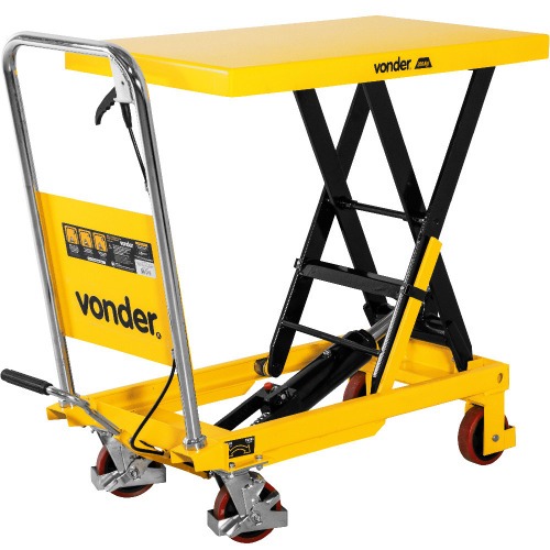 Mesa hidráulica pantográfica capacidade 300 kg com roda de PU - MPP 300 Mesa hidráulica pantográfica capacidade 300 kg com roda de PU - MPP 300