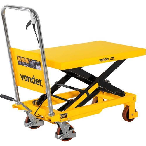 Mesa hidráulica pantográfica capacidade 300 kg com roda de PU - MPP 300 Mesa hidráulica pantográfica capacidade 300 kg com roda de PU - MPP 300