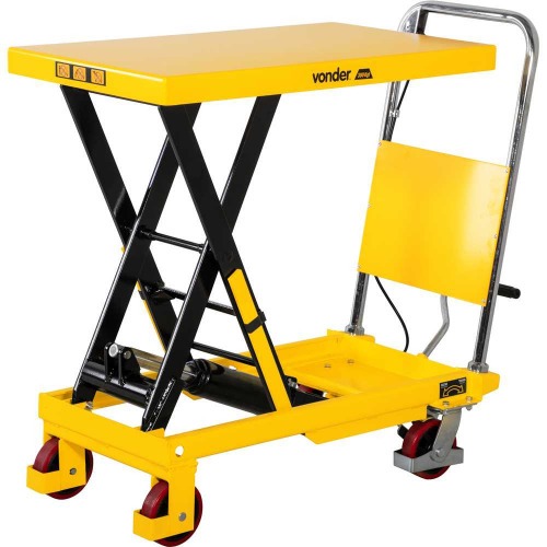 Mesa hidráulica pantográfica capacidade 300 kg com roda de PU - MPP 300 Mesa hidráulica pantográfica capacidade 300 kg com roda de PU - MPP 300