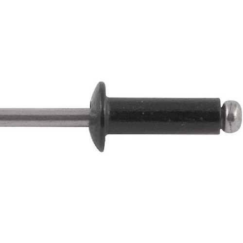 Rebite de repuxo 3,2 x 16 mm 316 preto com 1000 pe�as