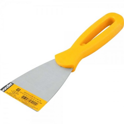 Esp�tula de a�o laminado 60 mm com cabo pl�stico