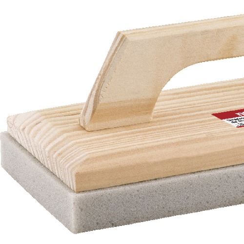 Desempenadeira de madeira com espuma 140  x 270 mm