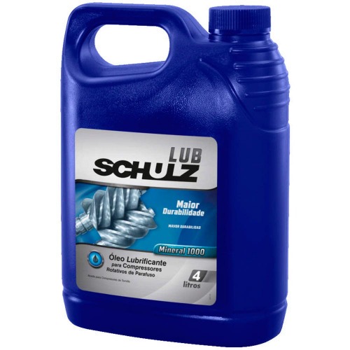 Óleo lubrificante mineral para compressores parafuso 4L - LUB Óleo lubrificante mineral para compressores parafuso 4L - LUB