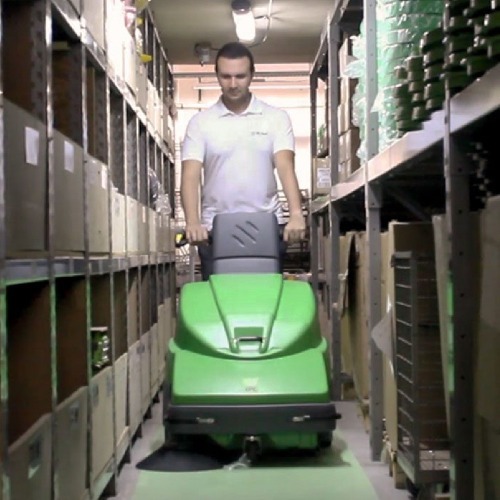 Varredeira de piso a bateria com suc��o - 505-ET  220V
