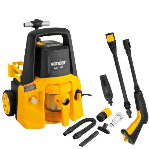 Lavadora de alta pressão 1885 libras e Aspirador de pó 2 em 1 - LAV 1580 110V Lavadora de alta pressão 1885 libras e Aspirador de pó 2 em 1 - LAV 1580 110V