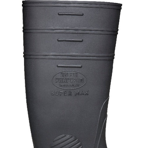 Bota em PVC preta cano extralongo - Supermax CELSF 503