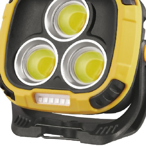 Lanterna a bateria com base magn�tica COB + 6 Leds - BOM-4506