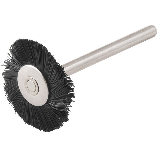 Escova de nylon circular com haste para microrret�fica