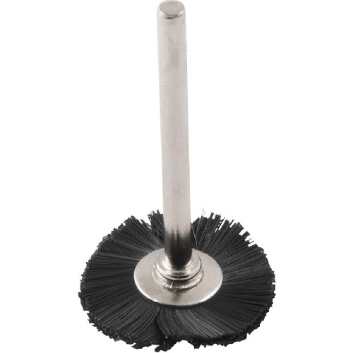 Escova de nylon circular com haste para microrret�fica