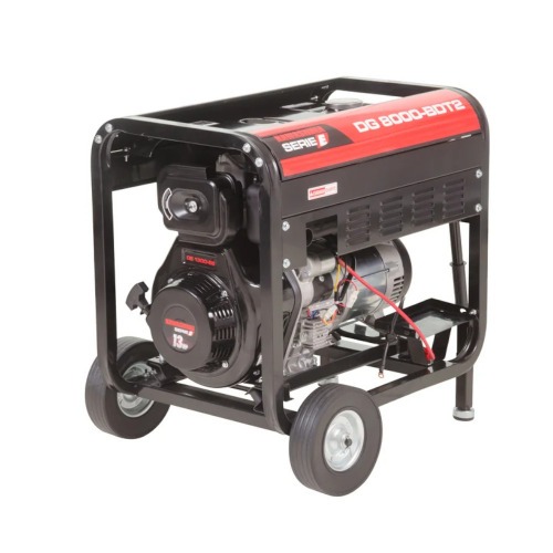 Gerador de energia 8,0 Kva a diesel partida el�trica trif�sico 220V DG - 8000-BDS/BDT