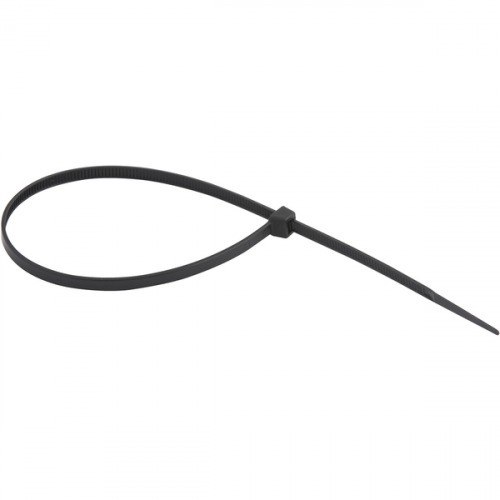 Abraçadeira de nylon preta 2,5 mm x 200 mm com 100 peças Abraçadeira de nylon preta 2,5 mm x 200 mm com 100 peças
