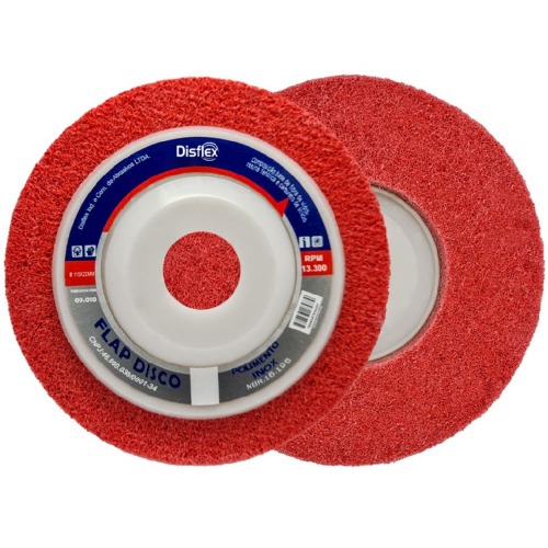 Disco flap para polimento inox 115 x 22 mm - 09.010