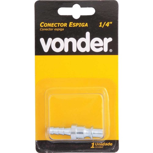 Conector com espiga 1/4