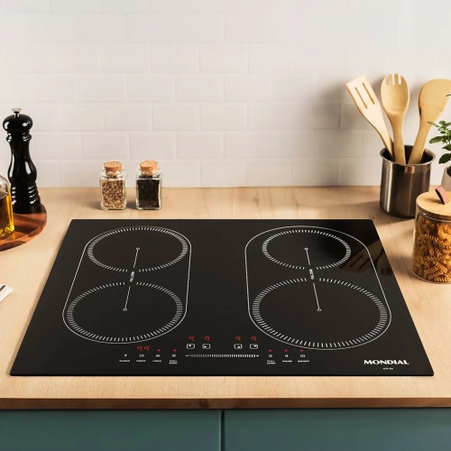 Cooktop de indu��o 4 bocas 7000W display digital touch - CTI-03  220V