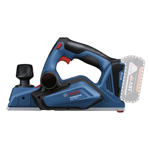 Plaina a bateria 18V Brushless corte por passada 2,6 mm Sem Bateria - GHO 185-LI
