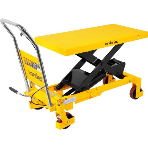Mesa hidráulica pantográfica capacidade 1000kg com roda de PU - MPP 1000 Mesa hidráulica pantográfica capacidade 1000kg com roda de PU - MPP 1000