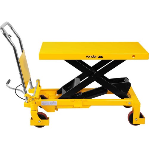 Mesa hidráulica pantográfica capacidade 1000kg com roda de PU - MPP 1000 Mesa hidráulica pantográfica capacidade 1000kg com roda de PU - MPP 1000