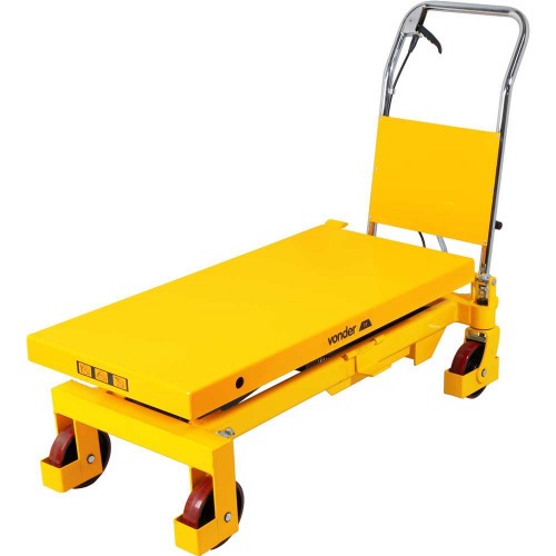 Mesa hidráulica pantográfica capacidade 1000kg com roda de PU - MPP 1000 Mesa hidráulica pantográfica capacidade 1000kg com roda de PU - MPP 1000