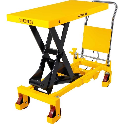 Mesa hidráulica pantográfica capacidade 1000kg com roda de PU - MPP 1000 Mesa hidráulica pantográfica capacidade 1000kg com roda de PU - MPP 1000