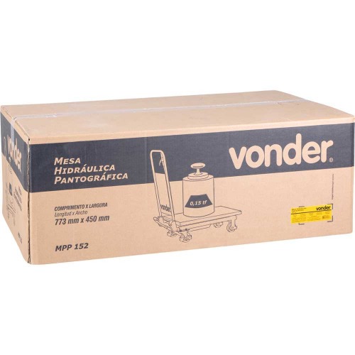 Mesa hidráulica pantográfica capacidade 1000kg com roda de PU - MPP 1000 Mesa hidráulica pantográfica capacidade 1000kg com roda de PU - MPP 1000